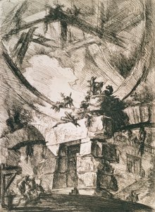 Une prison imaginaire : planche IX de la série Carceri d